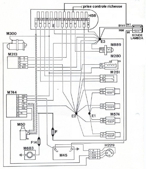 Mesures et vérifications électriques/Vérifications électriques des  composants du systeme d'allumage à partir de 12/89 - L'Injection BOSCH  LE2-Jetronic